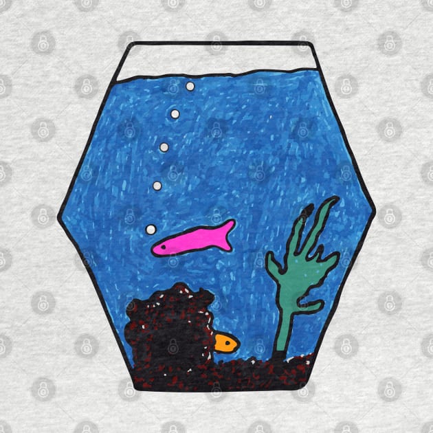 Fishbowl Smishbowl With Fish In A Bowl by G-Worthy